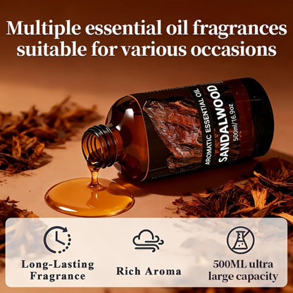 Premium Aromatic Oil Rose White Peach Ocean Sandalwood Woody Cologne Fragrance for Diffuser for Entryways, Bedrooms and Living Spaces