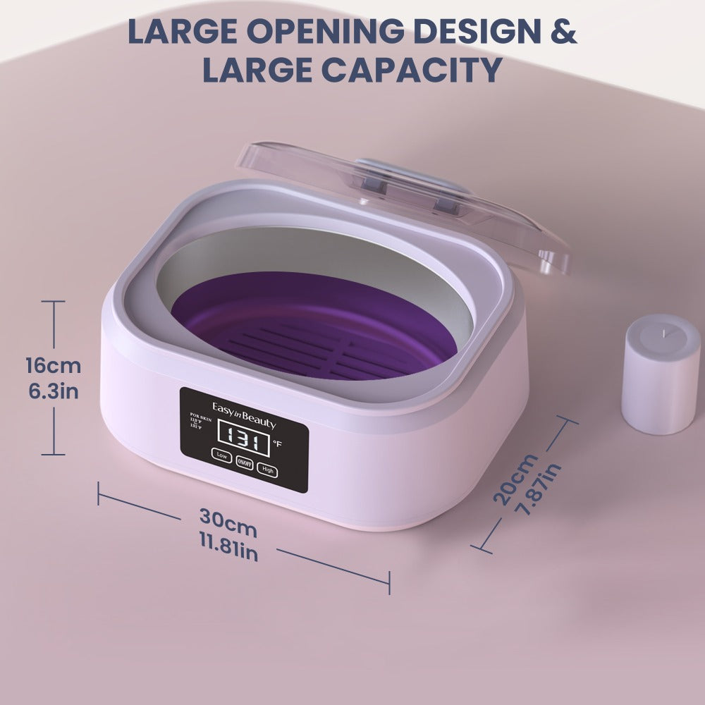Paraffin Wax Warmer Kit 3000ml Touchscreen for Hands & Feet – Includes 6 Packs Refill Wax, Hot Wax Spa Bath for Arthritis Pain Relief & Deep