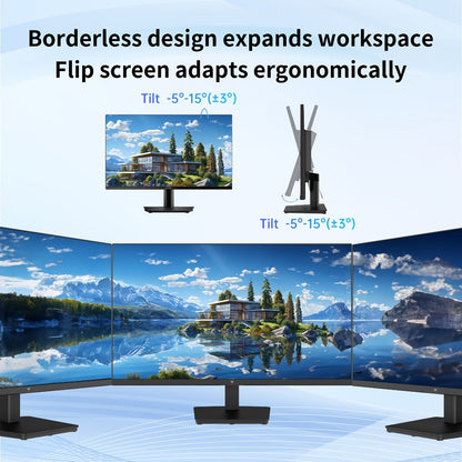 27-Inch QHD 100Hz Computer Monitor 2560x1440 IPS Display, AMD FreeSync, Ultra-Thin Bezel, HDMI DisplayPort
