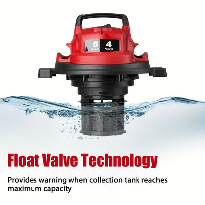 Wet Dry Vacuum Cleaner Shop Vac Stainless Steel 5 or 8 Gallon with Blower Function Powerful for Entryways, Bedrooms and Living Spaces