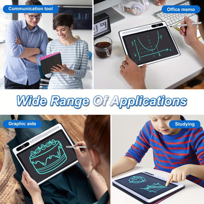 LCD Writing Tablet with Case 10.1 Inch, Electronic Handwriting Pad Doodle Board for Adults Kids Home School & Office