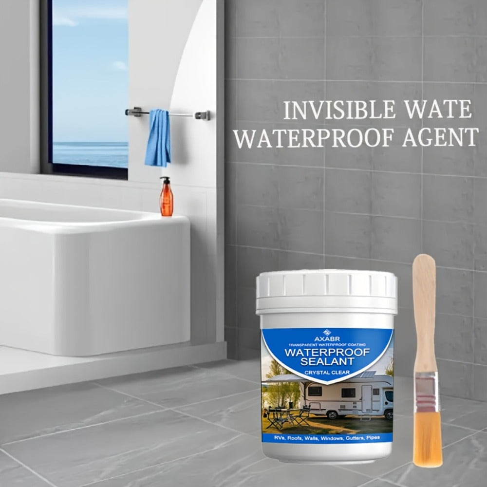 Fast-Drying Clear Waterproof Sealant 5.07oz – Quick-Dry Transparent Leak Repair Glue for RV, Boat, Roof, Pipe, Wall & Tile