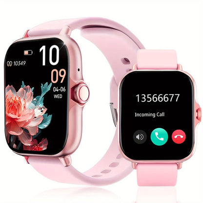 Smartwatch with Bluetooth Calling 1.91" AMOLED HD Touch Screen, Voice Assistant, Music Playback, Built-in Mic & Speaker, Multi-Sport