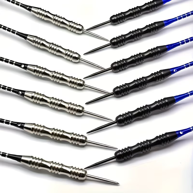 Steel Tip Darts Gift Set with Aluminum Alloy Shaft & Skull Dart Flights – Deluxe Gift Box for Indoor Club Entertainment Sports Competitions