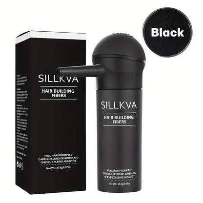 Hair Fibers Spray Applicator Kit Instant Thickness for Thinning Hair & Bald Spots SILLKVA for Makeup, Travel and Everyday Vanity Use