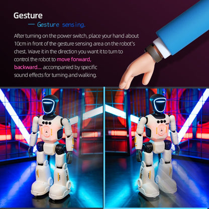 Smart Humanoid Robot Toy with Gesture Sensor & Voice Recorder, Advanced Pose-Controlled Joints, Smart Remote Control