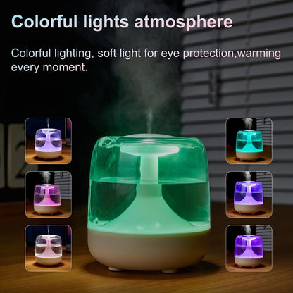 USB Humidifier with 7-Color Night Light for Entryways, Bedrooms and Living Spaces, with the Listed Configuration