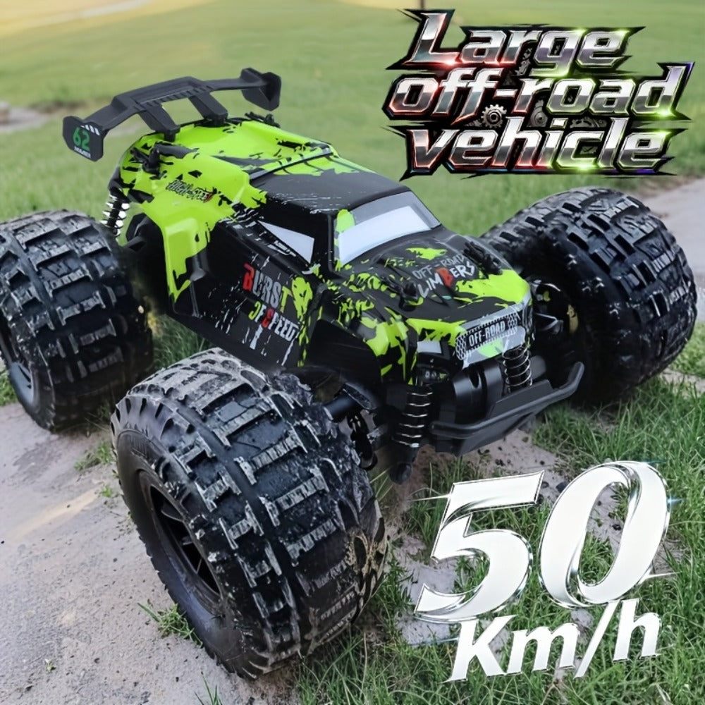 Dual Shell Ultra Large RC Off-Road Truck with Full Proportional Drift Control Extreme Grip Tires & High Speed