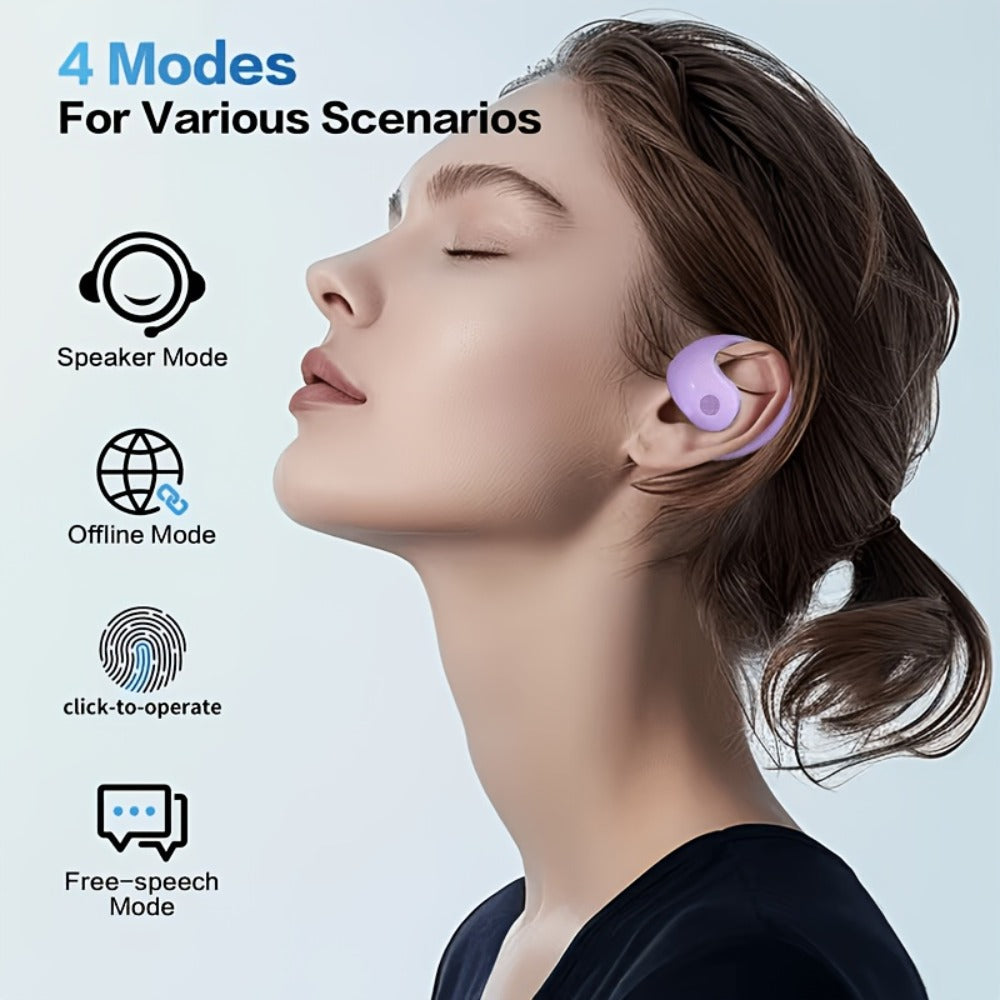 100 Language Real-Time Translation TWS Earphones Coconut Ball Pendant Wireless Earbuds for Bedside Audio, Alarms and Room Entertainment