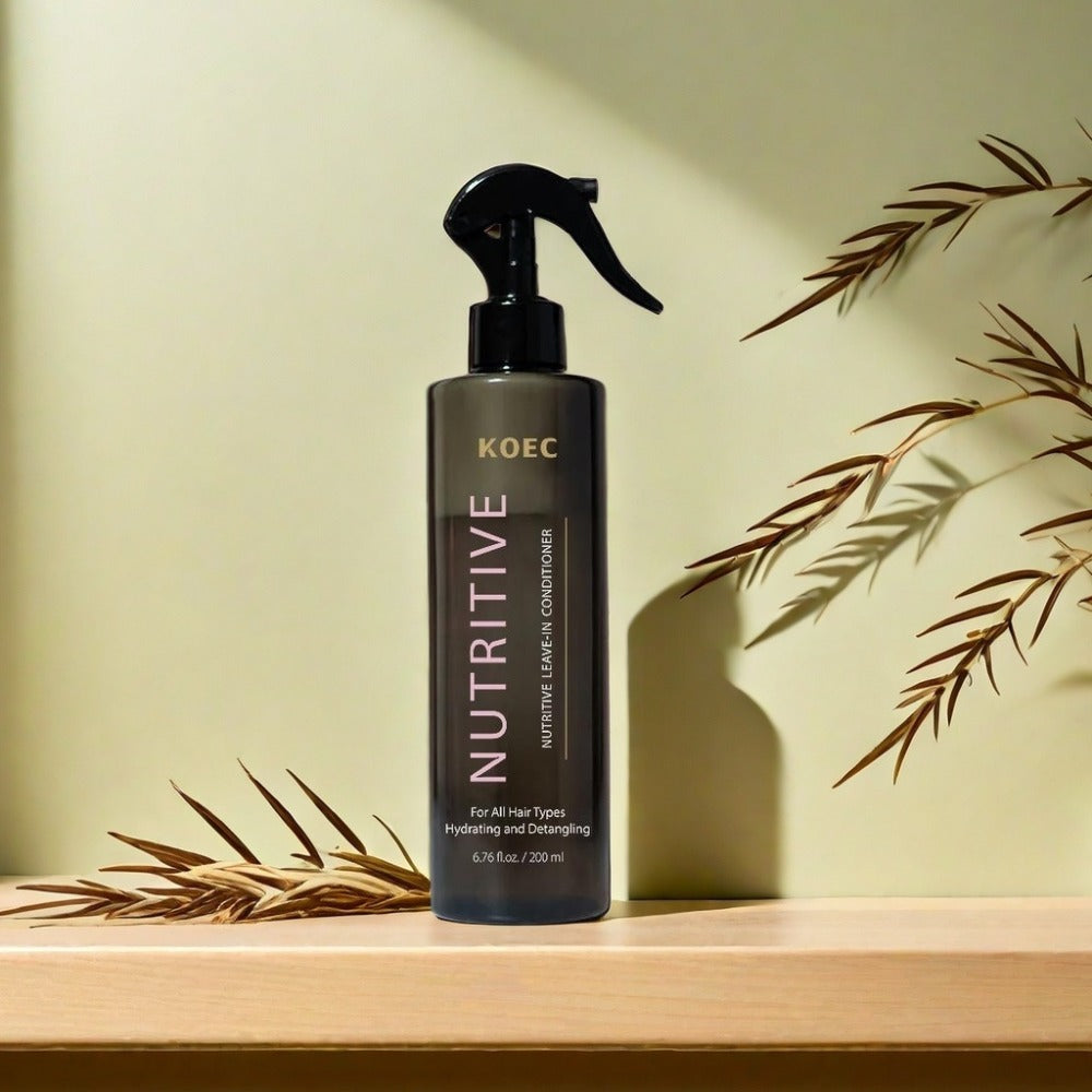 Leave-In Conditioner Spray 2 Bottles 13.53oz Detangler with Snail Serum Anti-Frizz Deep Conditioning Shine-Boosting Moisturizing for Curly