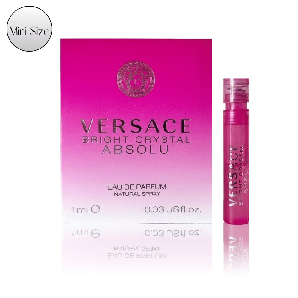Perfume Sampler Set for Women Versace Collection 12 x 1ml Fragrance Discovery Kit Try Before for Bath Time, Home Spa and Personal Care