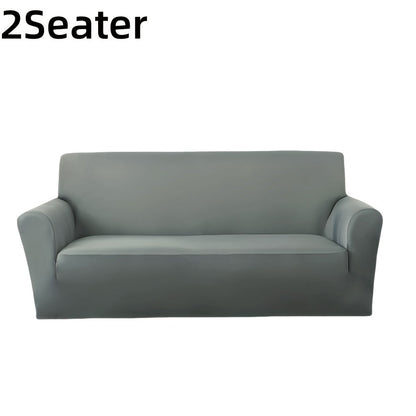 Sofa Cover Elastic Stretch Slipcover for 1, 2, 3 or 4-Seater Sofas in Seven Solid Colors with Model-Specific Size and Color Options