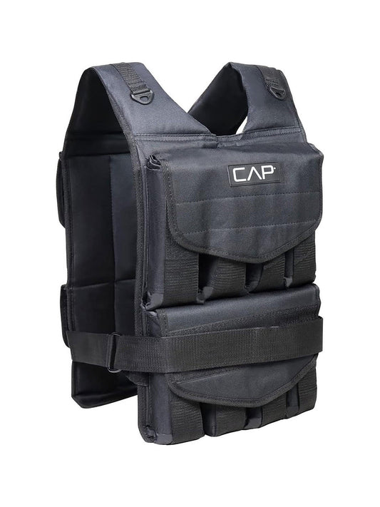 Weighted Vest 40LB Adjustable for Men & Women – Removable Weight Packets, Reinforced Nylon Body Weight Vest with Reflective Stripes & Padded