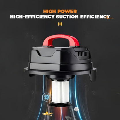 Wet Dry Vacuum Cleaner High-Power Bucket Type 5.28 to 6.6 Gallon Super Suction for Car and Home Dual-Use Cartridge Filter 40dB Quiet Motor