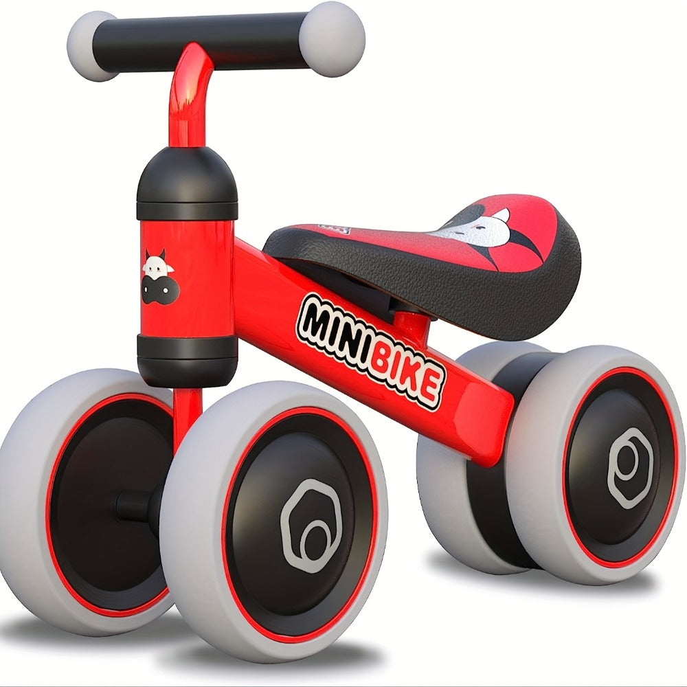 Baby Balance Bike for 1 Year Old Boys Girls No Pedal 4 Wheel Infant Toddler with the Listed Color, Size or Set Options for Everyday Use
