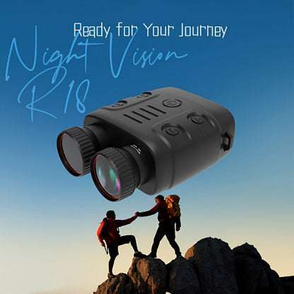 Infrared Night Vision Goggles HD 2.5K with 10X Zoom & CMOS Sensor – Full-Dark Visibility Binocular Scope for Hunting