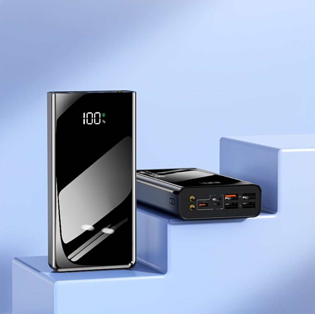 50000mAh High Power Bank Portable Charger LED Display USB-C Micro USB Fast Charging Multi-Port for an Everyday Personal Care Routine