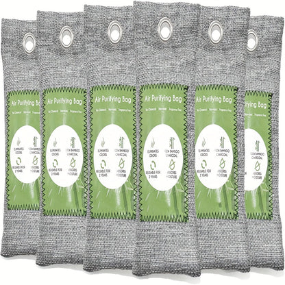 Bamboo Charcoal Air Purifying Bags Odor Absorber & Moisture Absorber Natural Activated for Entryways, Bedrooms and Living Spaces