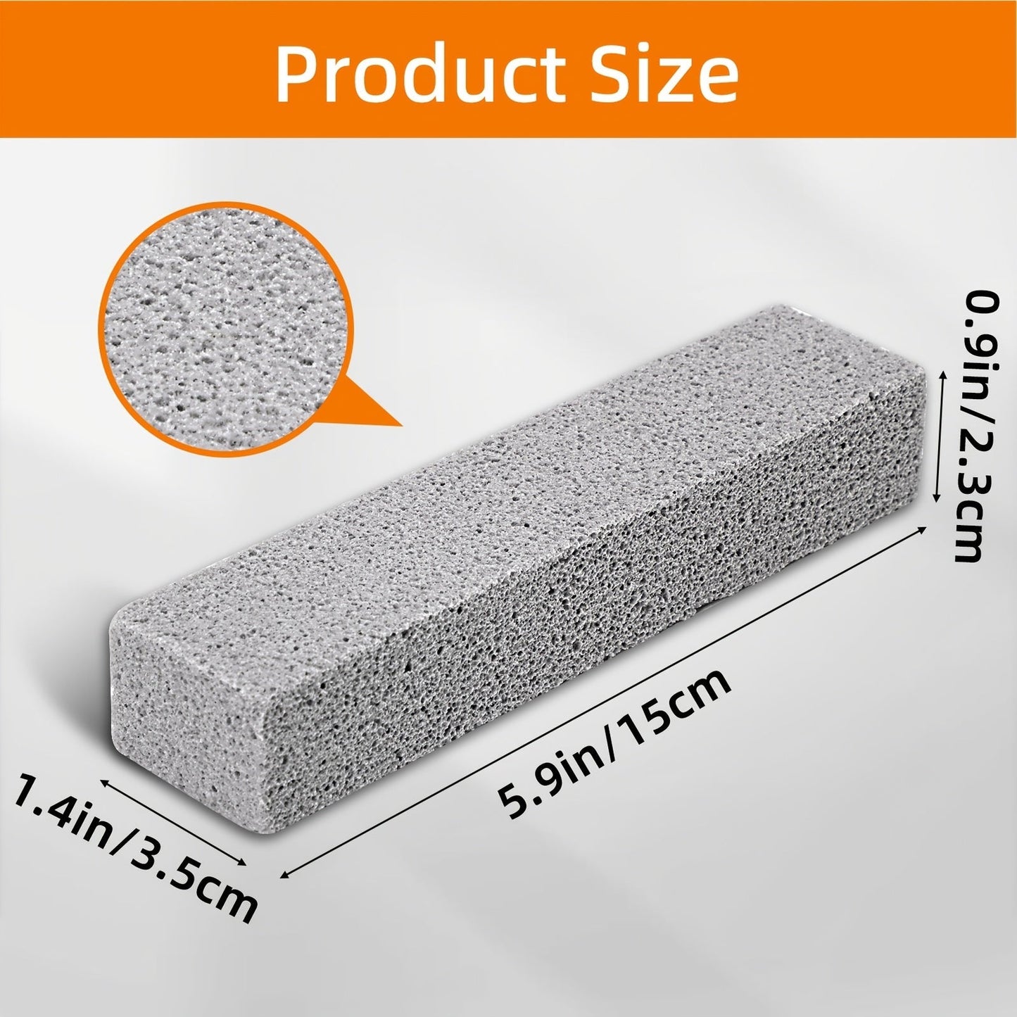 Pumice Stone Cleaning Sticks 25pcs Heavy Duty Scouring Stick for Toilet Bowl Bath Kitchen Pool Tile Grout Hard Water Stain Remover Household