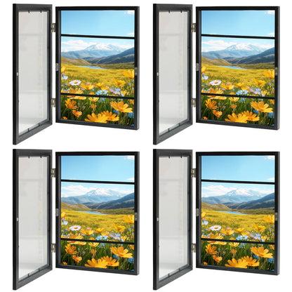 Kids Art Frames Front Opening Changeable Artwork Display Frames for Children Drawings Crafts Photos Wall Gallery – Set of 2 or 4