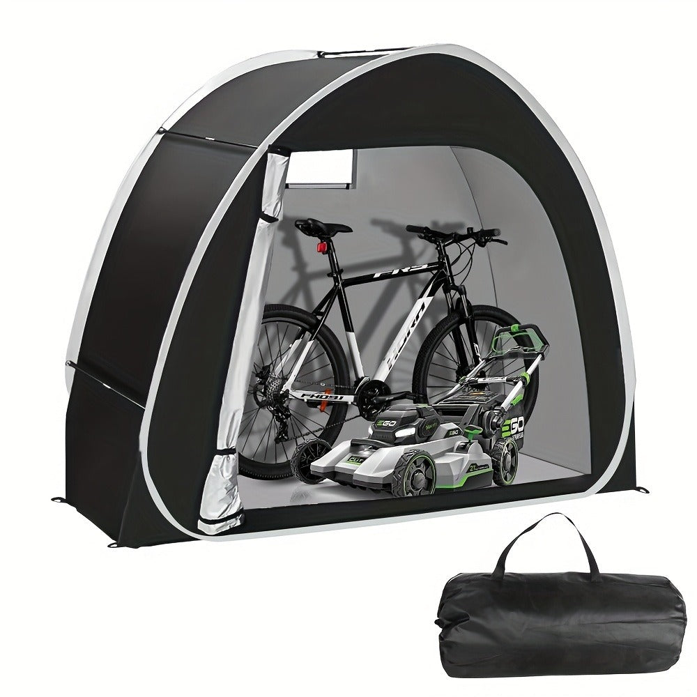 Bike Storage Shed Tent Outdoor Bicycle Cover Shelter 210D Oxford PU4000 for 2-3 Bikes Lawn Mower Garden Tool Storage
