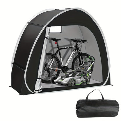 Bike Storage Shed Tent Outdoor Bicycle Cover Shelter 210D Oxford PU4000 for 2-3 Bikes Lawn Mower Garden Tool Storage