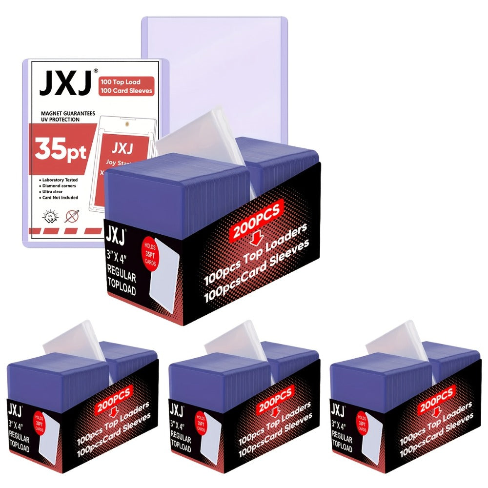 Top Loaders & Card Sleeves Bulk 200/400/800pcs with the Listed Color, Size or Set Options for Everyday Use