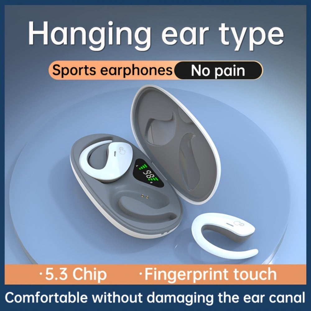 90H Wireless Earphones ENC Noise Cancellation 3D Deep Bass Secure Earhook Sport Running Earbuds for an Everyday Personal Care Routine