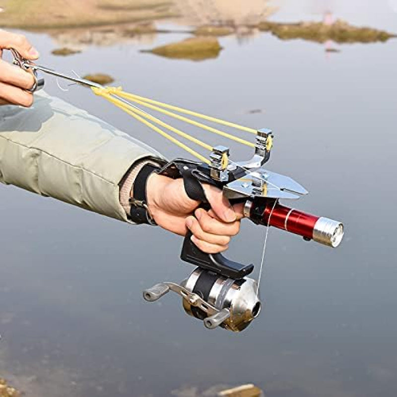 Stainless Steel Slingshot Fishing Arrowheads 12-Pack, Bowfishing Arrow Tips for Slingshot Bow Fishing & Target Practice