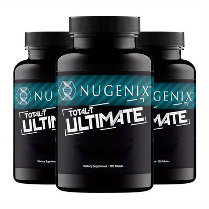 Natural Testosterone Booster for Men, Total-T Ultimate with D-Aspartic Acid, Horny Goat Weed, Tribulus
