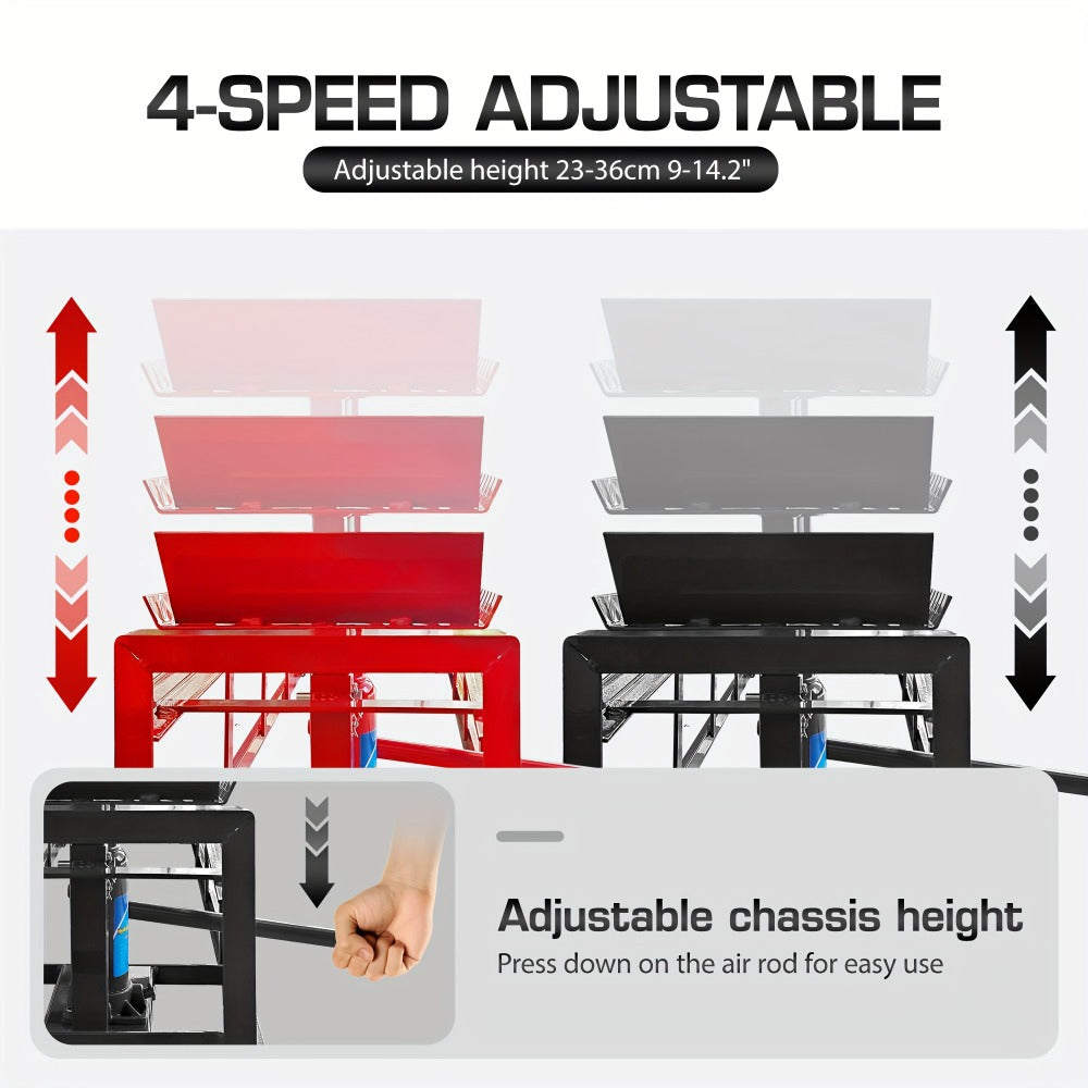 Hydraulic Car Ramps 2-Pack 5T High Lift Vehicle Wheel Ramps for Oil Change Tire Service for Entryways, Bedrooms and Living Spaces