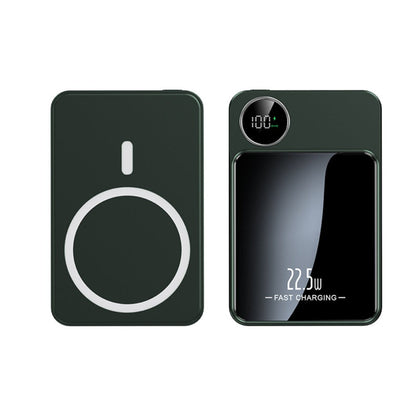 Power Bank Magnetic 5000mAh or 10000mAh with 15W Wireless Charging and LED Indicator in Three Colors
