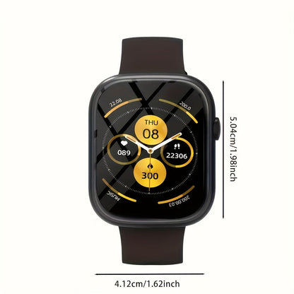 Smart Watch Fitness Tracker 2.01" Touchscreen – Dual Strap, HD Bluetooth Calls, 100+ Functions, Step & Calorie Tracking