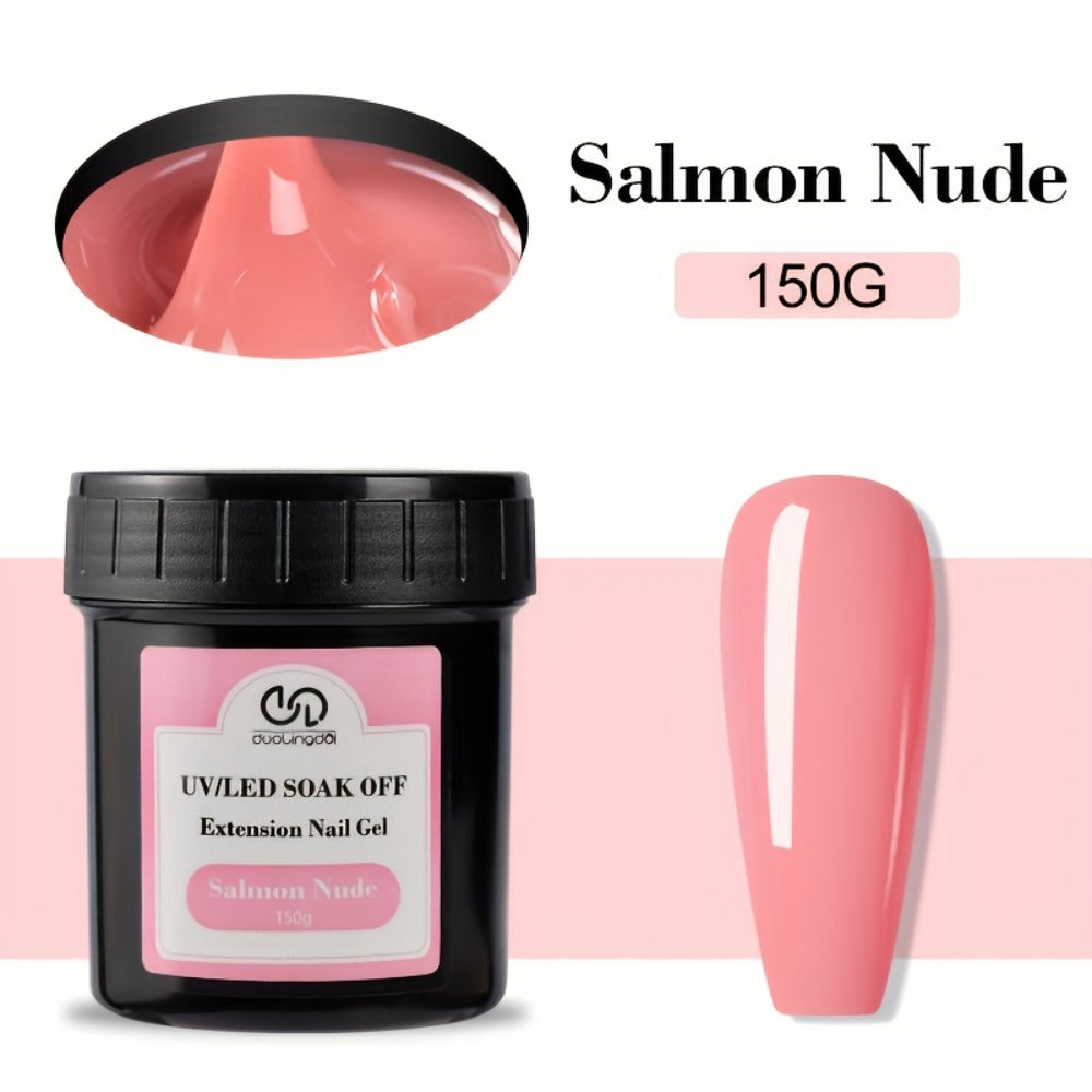 Builder Gel for Nail Extensions 150g Apex Strengthening Kit 13 Shades Clear White Pink Nude Milky Jelly Salmon UV LED Cure Professional