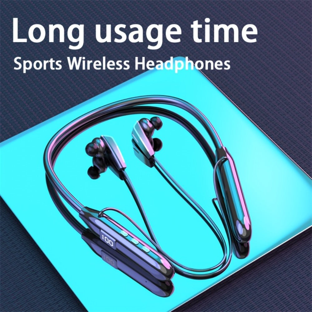 Neckband Sport Bluetooth Earphones Wireless In-Ear Flexible Neckband Extra Long Battery Life for an Everyday Personal Care Routine
