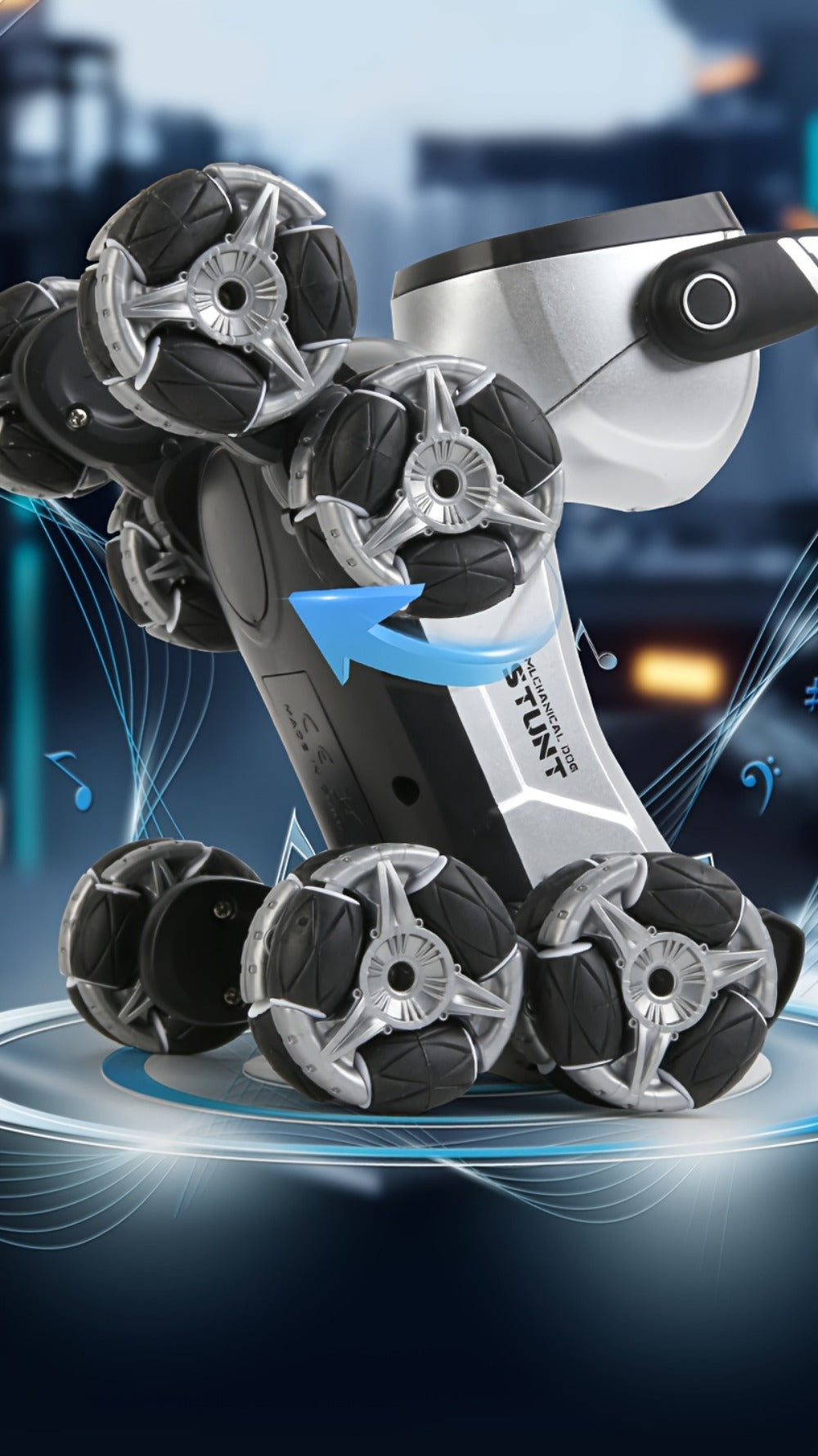 Robot Dog Toy for Kids, RC Smart Interactive Electronic Pet with Remote Control, Music & Action Show