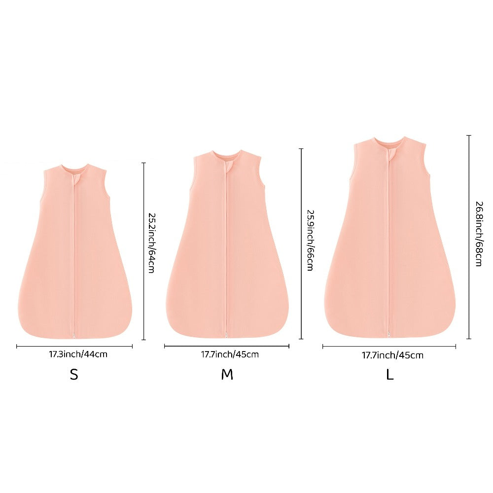 Baby Sleeping Bag 2/3pcs Two-Way Zip Wearable Blanket Anti-Kicking Swaddle 0-24 Months Boys Girls Air-Conditioned Room