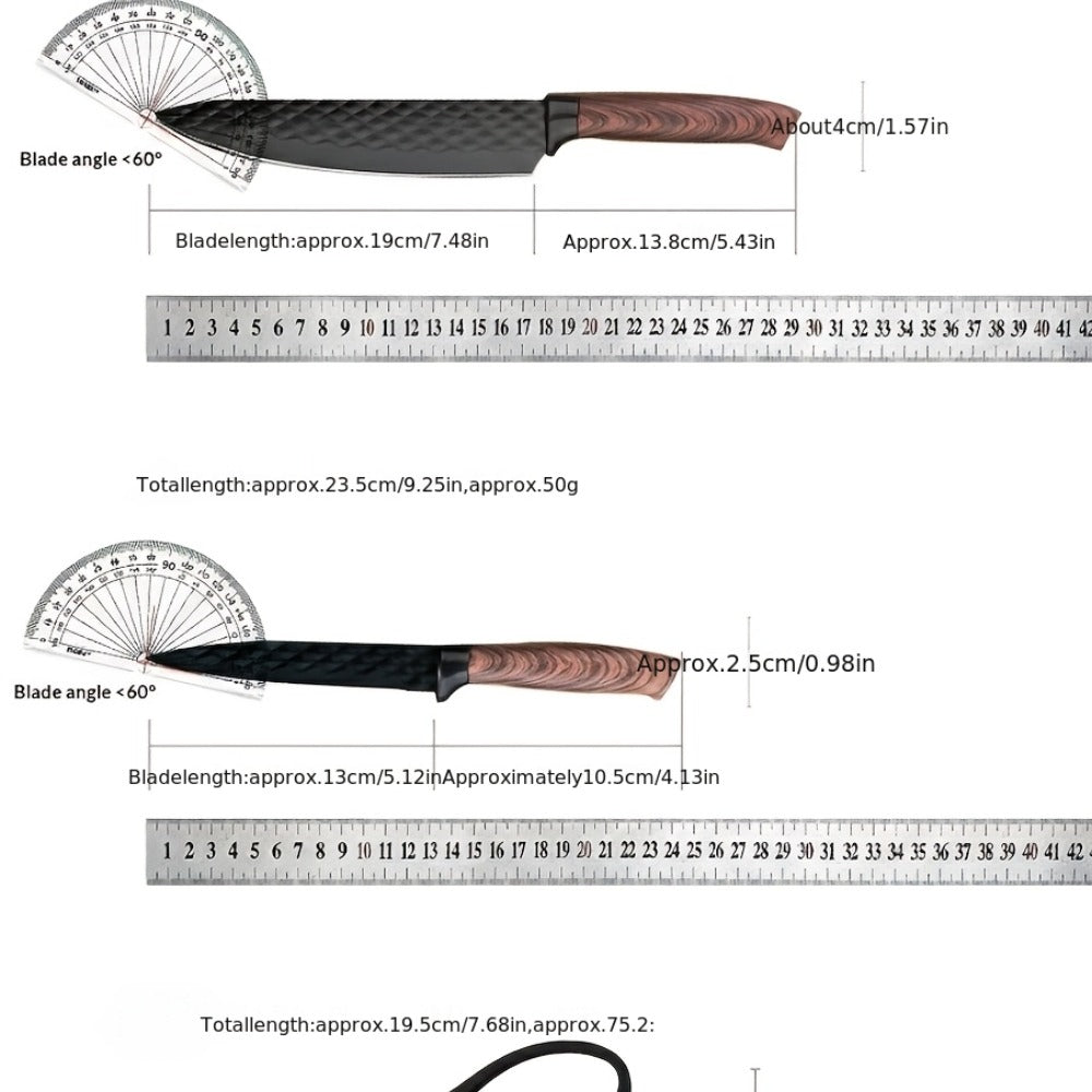 Kitchen Knife Set 6-Piece Professional Chef's Knife Set, High Carbon Stainless Steel Ultra-Sharp Blades