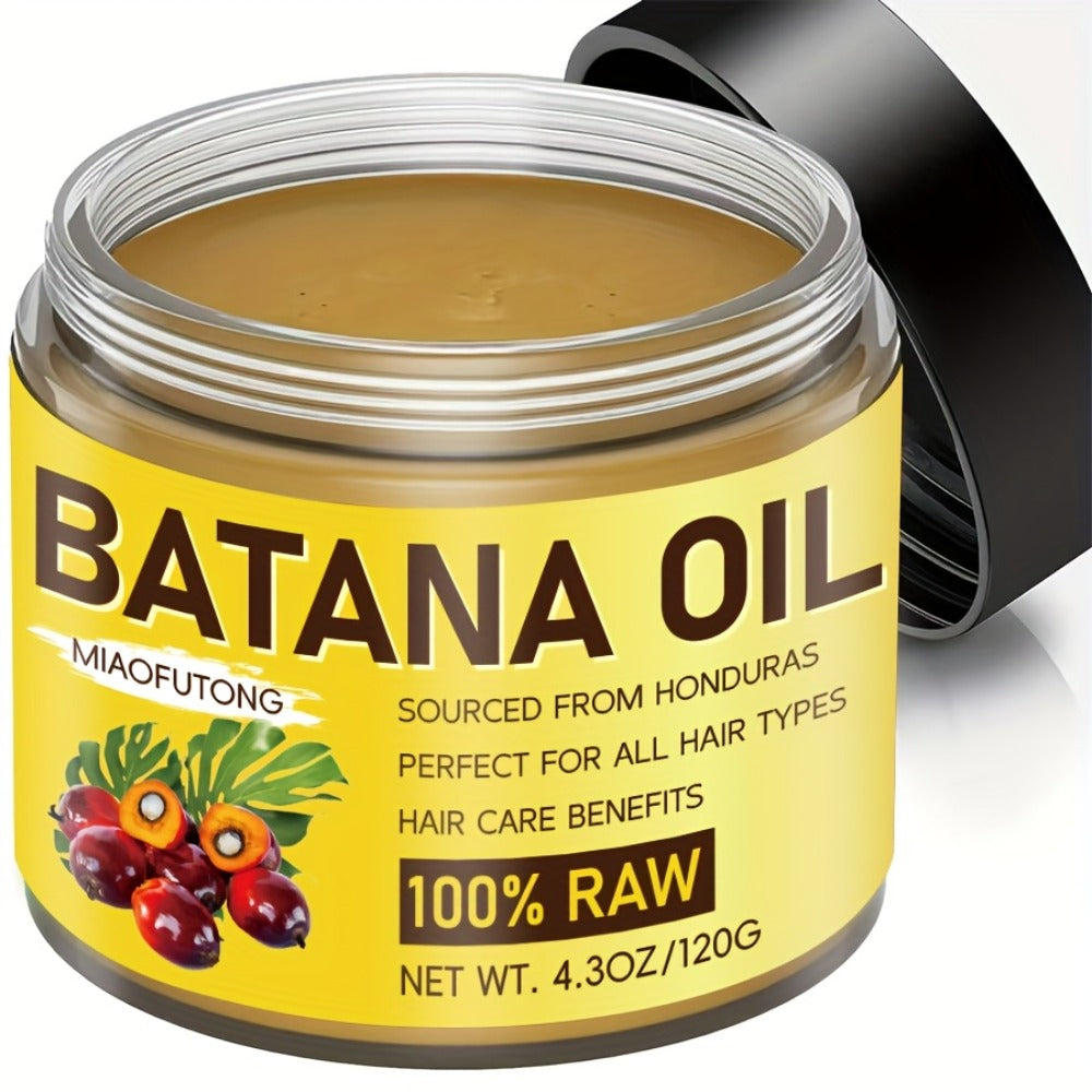 Banana Hair Oil Treatment 100% Raw Honduran Deeply Frizz Control Scalp Nourishment Dry Damaged Hair All Hair Types Women 4.3oz 120g