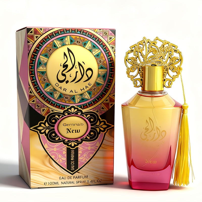 Women's Perfume Arabic Eau de Parfum 3.38 oz with Fruity Oriental Profile and Ornate Gold Bottle