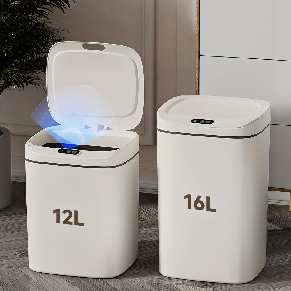 Motion Sensor Trash Can Touchless, Smart Hands-Free Trash Bin with Sealing Lid & Odor-Blocking Technology