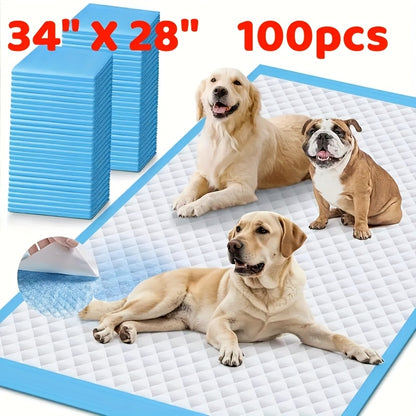 Dog Pee Pads Extra Large & 6X Thicker – Super Absorbent Puppy Training Pads, Quick-Dry & Leak-Proof, Odor Control, for Home & Camping