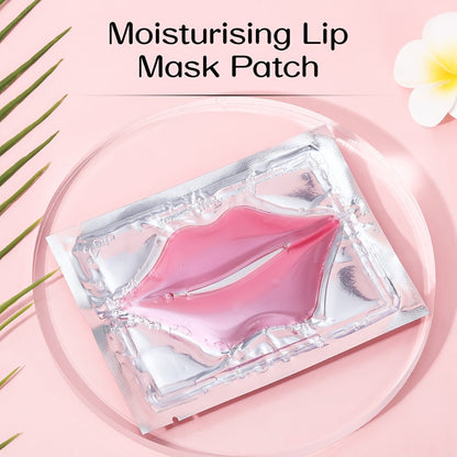 Fifty Individually Wrapped Pink Lip-Shaped Gel Patches with 11.6 x 8.8cm Sachet Dimensions