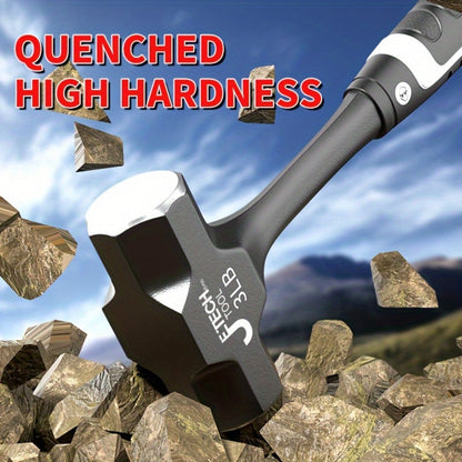Octagonal Hammer 2/3/, Handle, Professional Masonry & Demolition Sledge Hammer for Stone, Concrete
