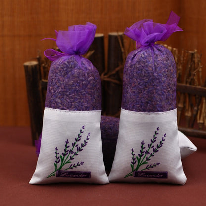 Lavender Scented Sachets Bags for Drawer Wardrobe Closet Car Fragrance - 5A Grade Fresh for Entryways, Bedrooms and Living Spaces