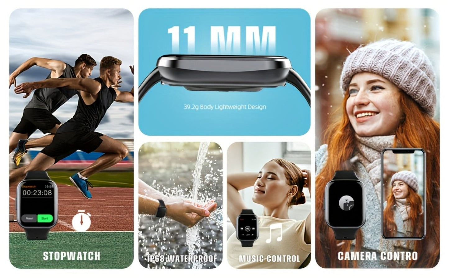 112 Sports Modes Smartwatch Bluetooth 5.3 for Men Women for an Everyday Personal Care Routine