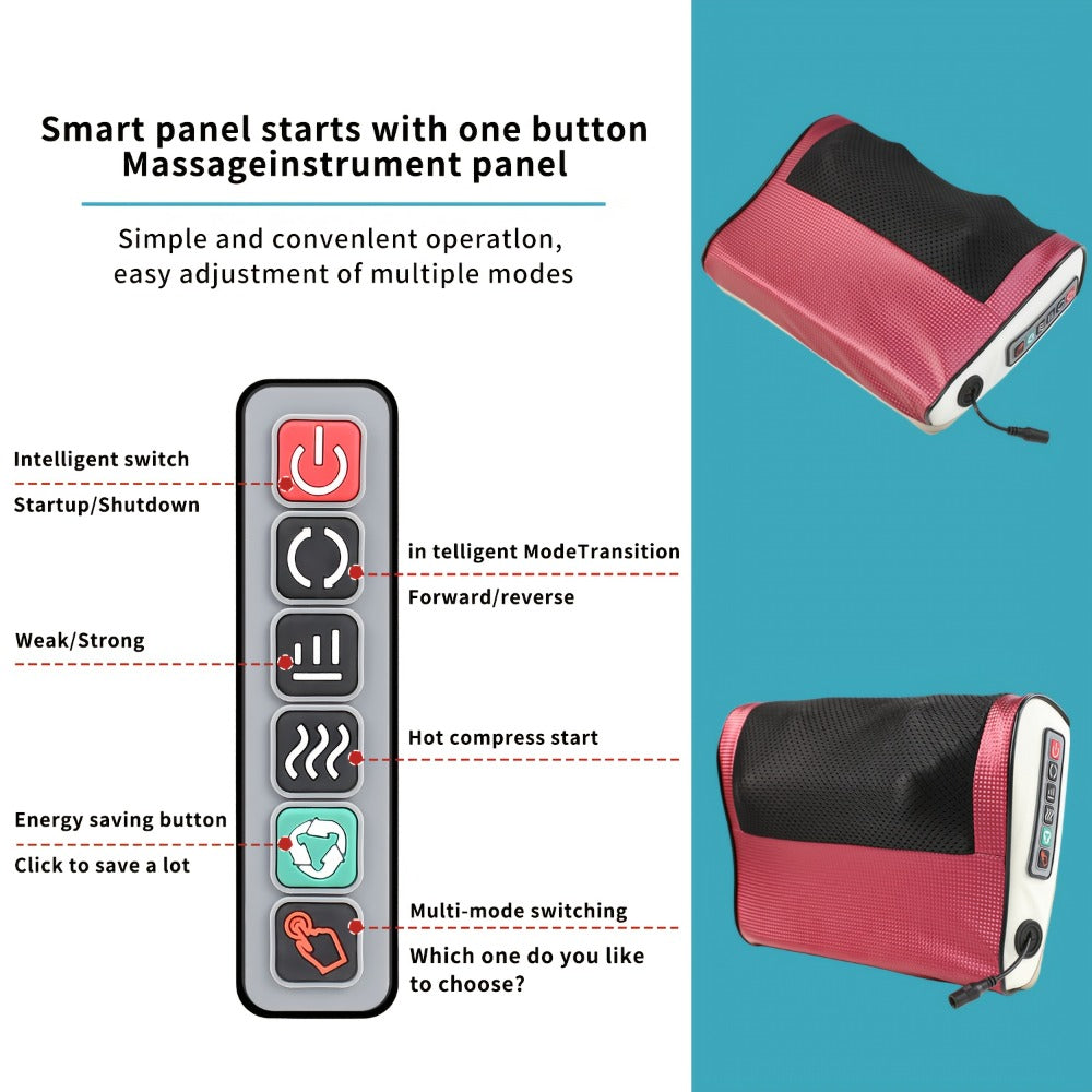 Electric Massager for Neck, Shoulder, Back & Foot – Deep Tissue Kneading Point Massage, Cordless Handheld Body Massager