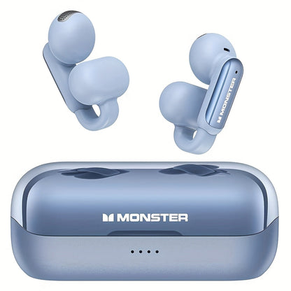 Open-Back Clip-On Wireless Earbuds Environmental Noise Cancellation Touch Control Wireless for an Everyday Personal Care Routine