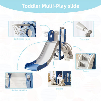 Toddler Slide & Climber Playset L-Shaped Indoor Outdoor Playground with the Listed Color, Size or Set Options for Everyday Use