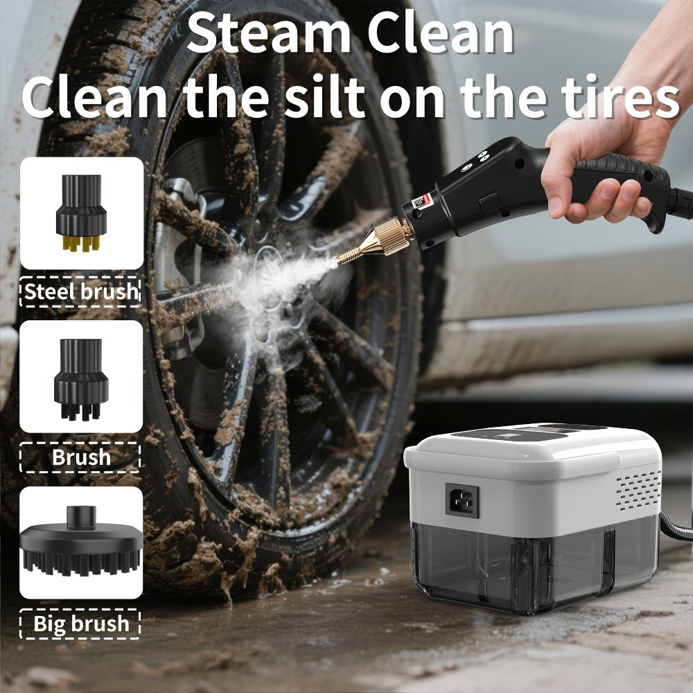 Portable Steam Cleaner High-Temperature High-Pressure Handheld Steamer for Home, Carpet, Tile & Grout Cleaning